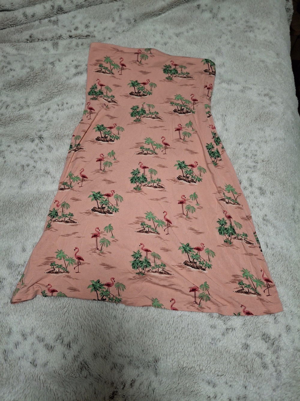 Forever 21 Pink Flamingo Print Mini Dress